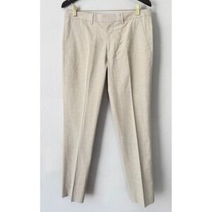 Express Mens Tan Beige Cotton Blend Innovator Dress Pants 31/32 Business Casual